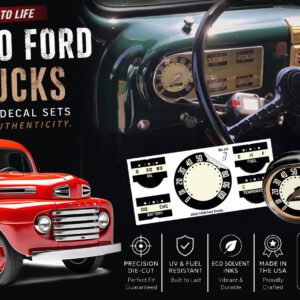 1948-50 Ford F-1 Truck Gauge Resto Set
