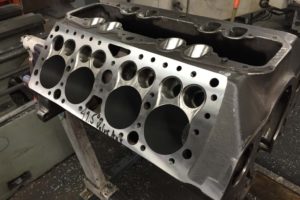 Flathead Ford V8 block crack repair