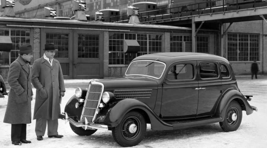 New Ford V-8 For 1935