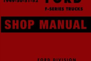 PM – 1948-49-50-51-52 F-Series Trucks Shop Manual