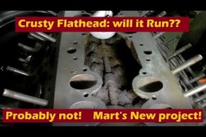 Seized Ford Flathead V8 Tear down Pt1.