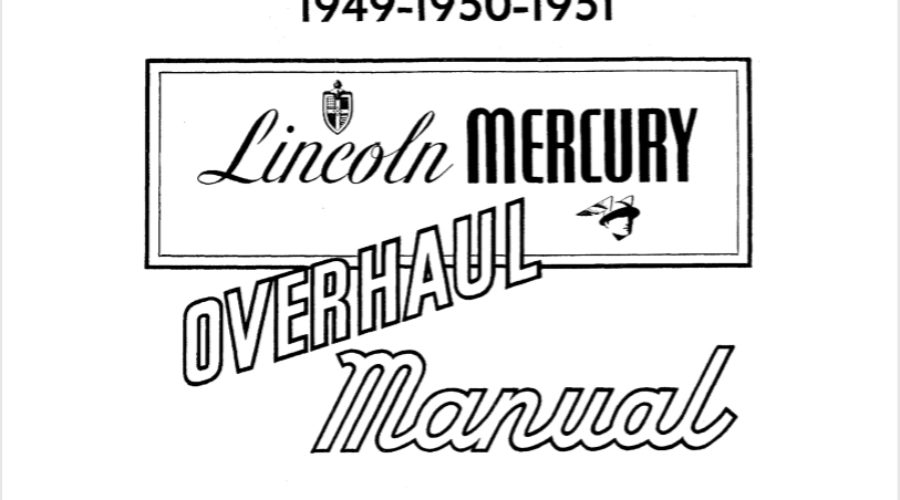 PM – 1949-51 LINCOLN MERCURY OVERHAUL MANUAL