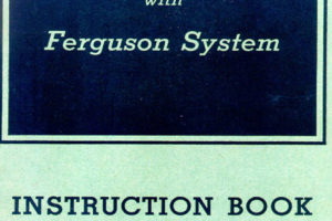 PM – 1940 Fordson Tractor Manual