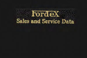 PM – 1925 FORDEX Sales and Service Data