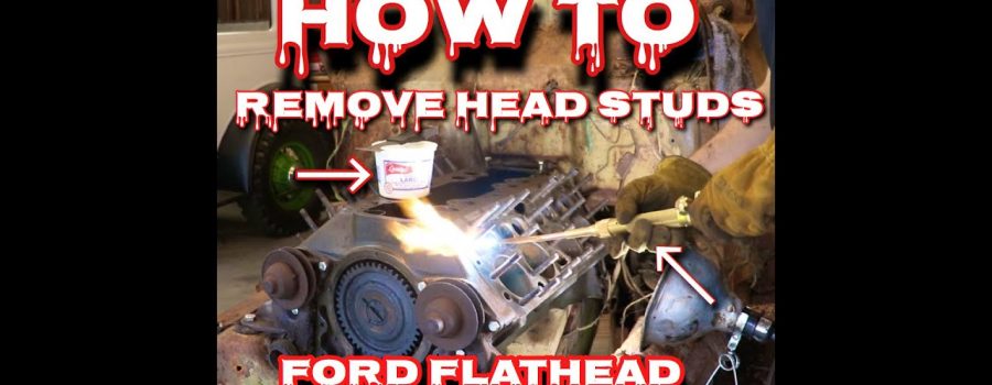 How to Remove Ford Flathead Head Studs!
