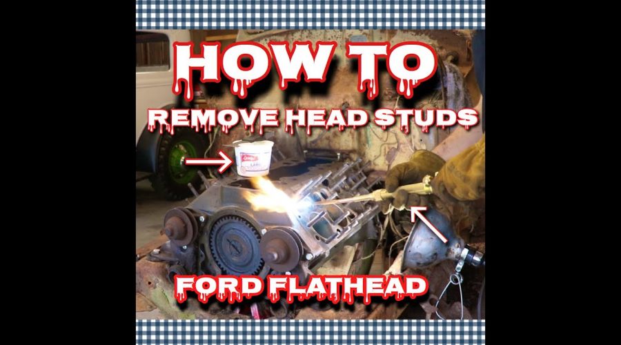 How to Remove Ford Flathead Head Studs!