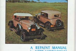 1928 – 1936 Antique Ford Repaint Manual