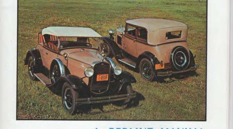 1928 – 1936 Antique Ford Repaint Manual