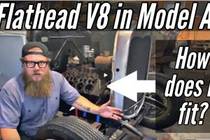 Flathead V8 into a Mode A, How does it fit??