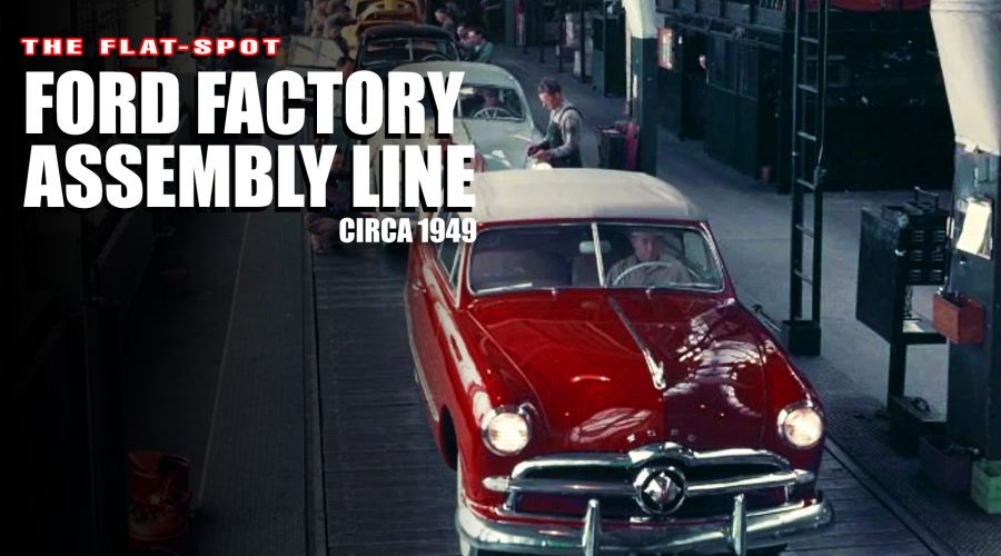 Ford Factory Assembly Line Video Circa 1949