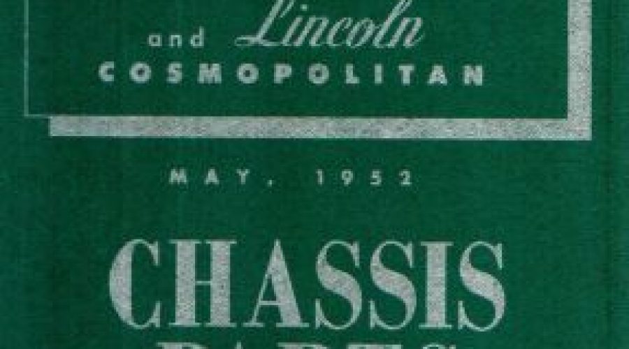 PM-1949-51 LINCOLN CHASSIS MANUAL