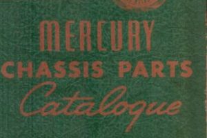 PM-1949-53 MERCURY CHASSIS PARTS MANUAL