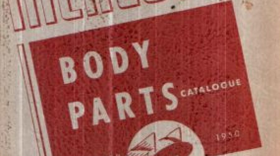 PM-1950 MERCURY BODY PARTS CATALOG