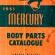 PM-1951 MERCURY BODY PARTS CATALOG