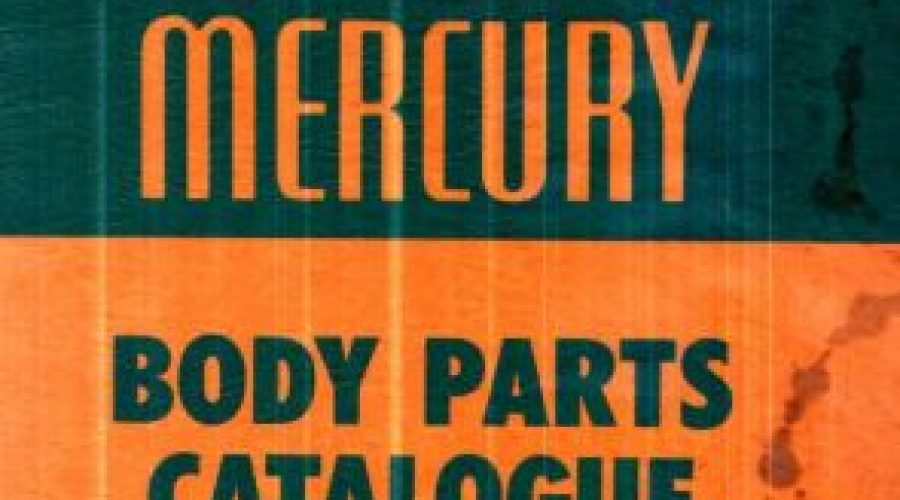 PM-1951 MERCURY BODY PARTS CATALOG