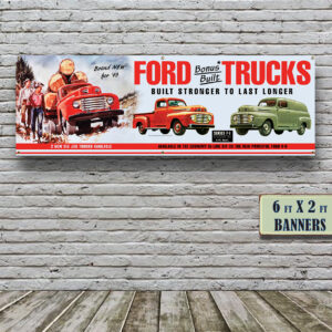 1948 Trucks Ford Dealer – Vinyl Banner