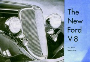 1933 The New Ford V-8