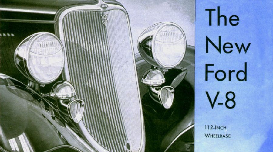 1933 The New Ford V-8