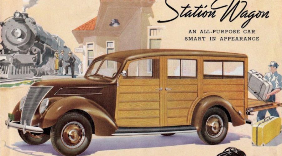 1937 New Ford Station Wagon