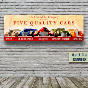 1939 Ford Standard Flathead Dealer – Vinyl Banner
