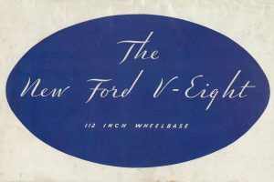 1933 The New Ford V Eight