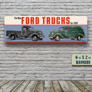 1939 Ford Trucks Dealer - Vinyl Banner
