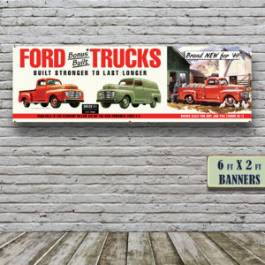 1949 Trucks Ford Dealer – Vinyl Banner