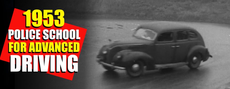 1953: Newsreel Visits A Police School For Advanced Driving