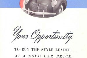 1938 Lincoln – Opportunity To Buy The Style Leader