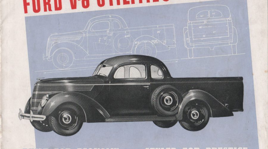 Ford V8 Utilities For 1938 Brochure (Australian)