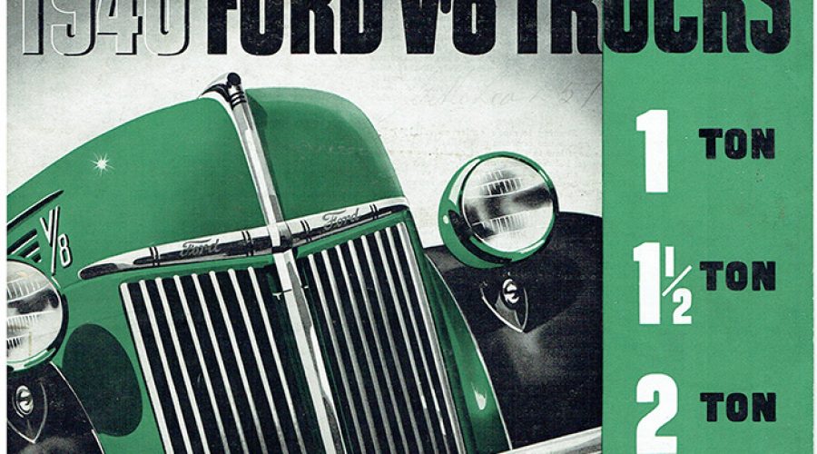 1940 Ford Light Truck Brochure (Australian)