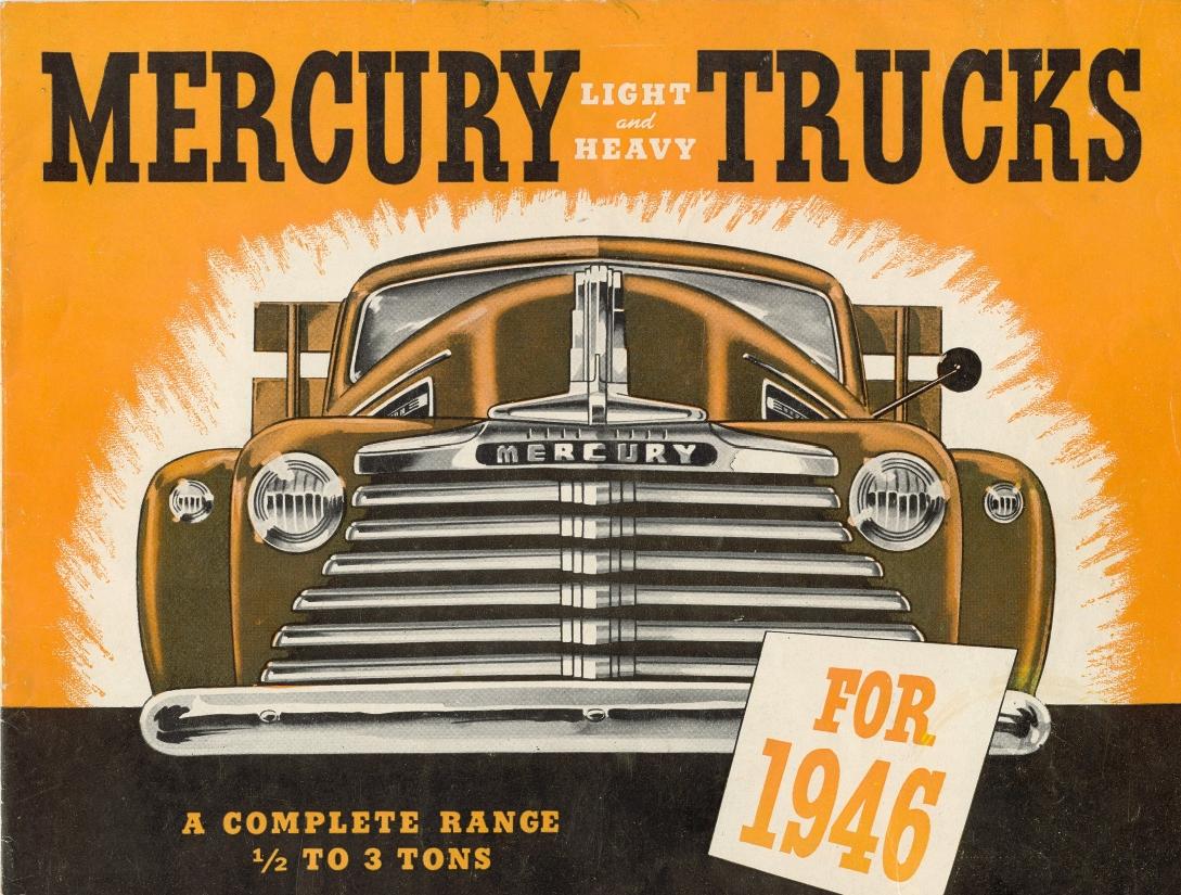 1952 Mercury Trucks Vintage Look Reproduction Metal Sign