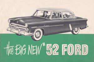 1952 Ford Foldout Brochure (Canadian)
