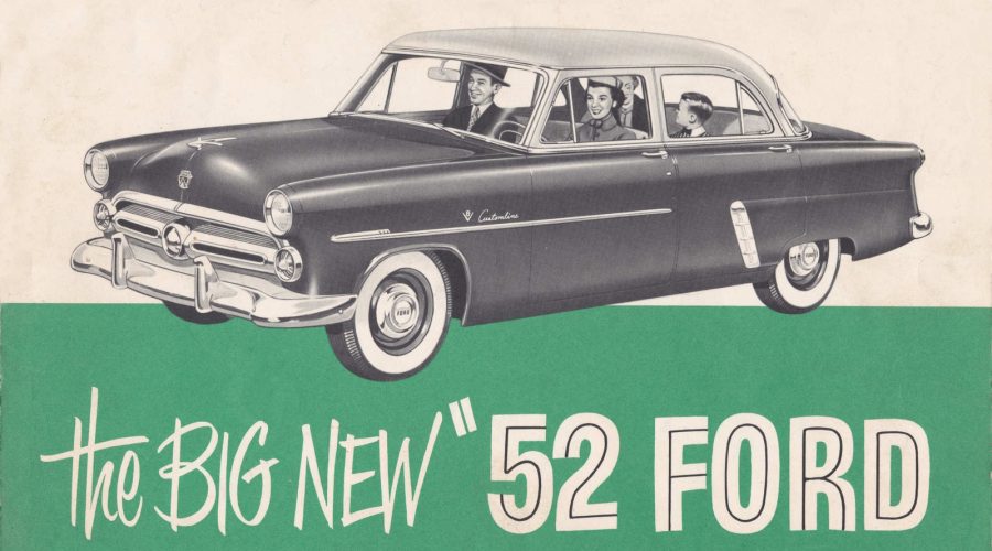 1952 Ford Foldout Brochure (Canadian)