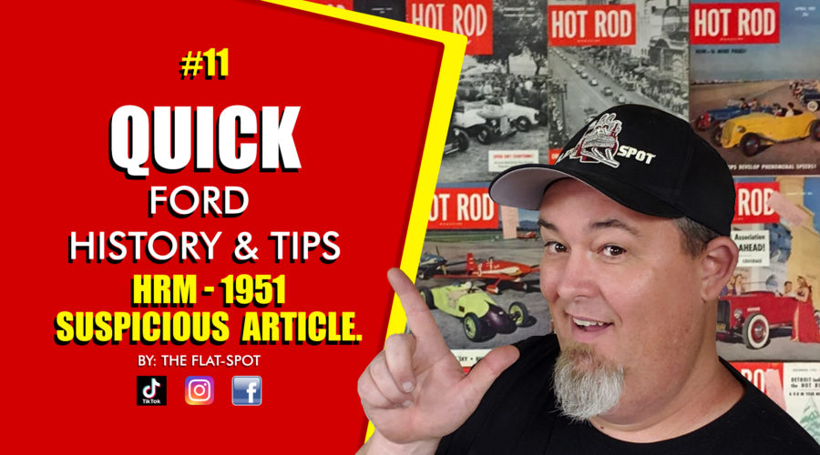 Hot Rod Magazine Suspicious 1951 Article