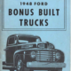 PM – 1948 Operator’s Manual Bonus Built Trucks