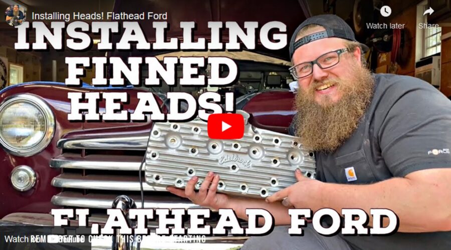 Installing Heads! Flathead Ford