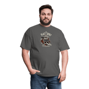 Flat-Spot Logo T-Shirt - XL, charcoal