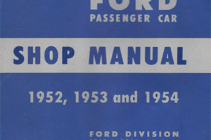 PM – 1952-1954 Ford Pass Car Shop Manual