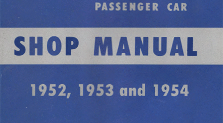 PM – 1952-1954 Ford Pass Car Shop Manual