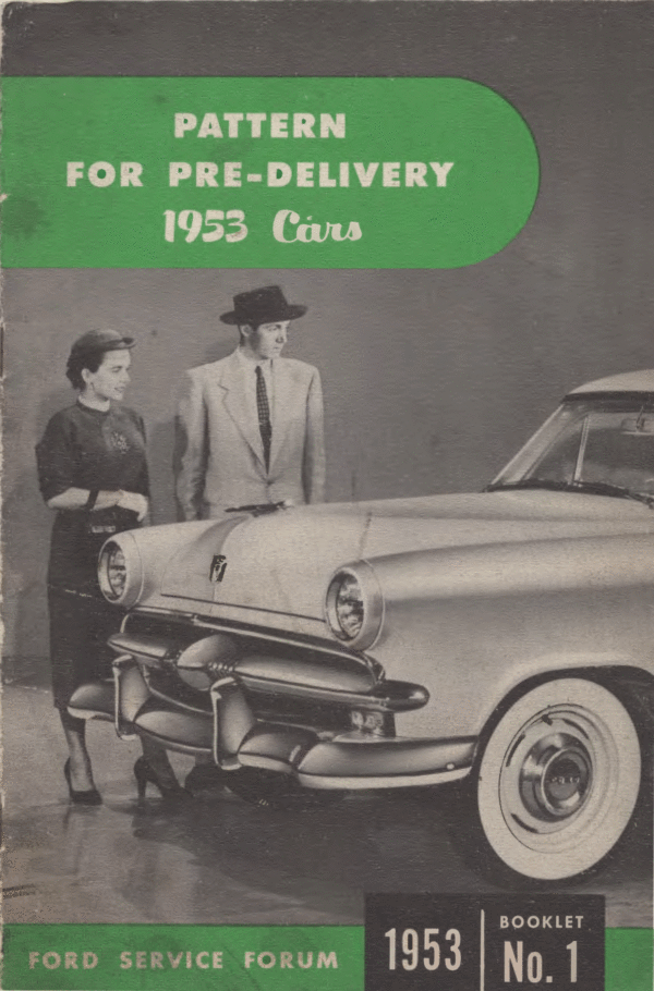 1953 Pattern For Pre-Delivery #1 (Digital PDF Copy)