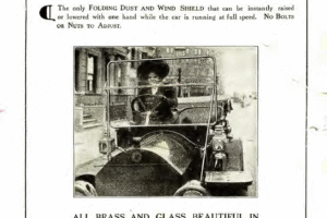 1910 THE AUTOMATIC WINDSHIELD