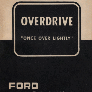 1950 Ford Overdrive (Digital PDF Copy)