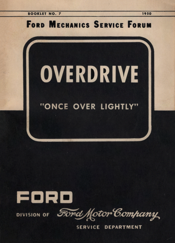 1950 Ford Overdrive (Digital PDF Copy)