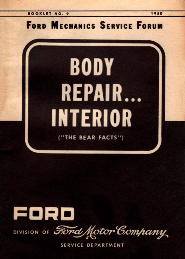 1950 Body Repair... Interior #9 (Digital PDF Copy)