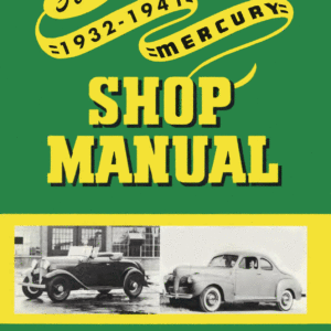 1932-1941 Ford Mercury Shop Manual (Digital PDF Copy)