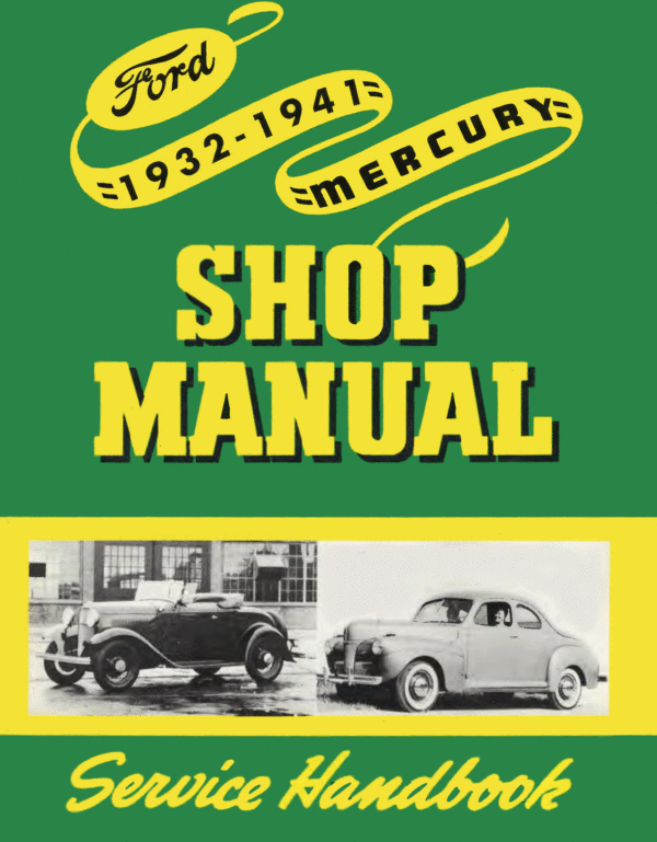 1932-1941 Ford Mercury Shop Manual (Digital PDF Copy)