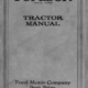 1923 Fordson Tractor Manual