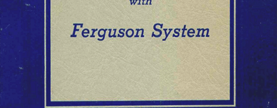 1941 Ford Tractor With Ferguson System