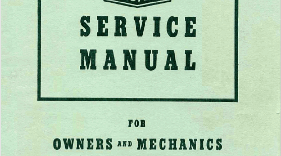 1943 Ford Tractor Service Manual